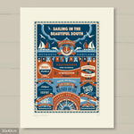 Sailing In Dorset And Hampshire Art print