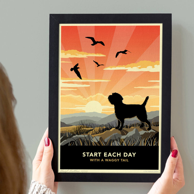 Limited Edition Boarder Terrier  Print - A Dog Lovers Gift