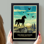 Scenic Horse Lovers Gift -  Limited Edition Pony Print