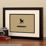 Personalised Chihuahua Print For One Or Two Dogs