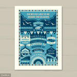 Dorset Beaches Art print - A Dorset Gift