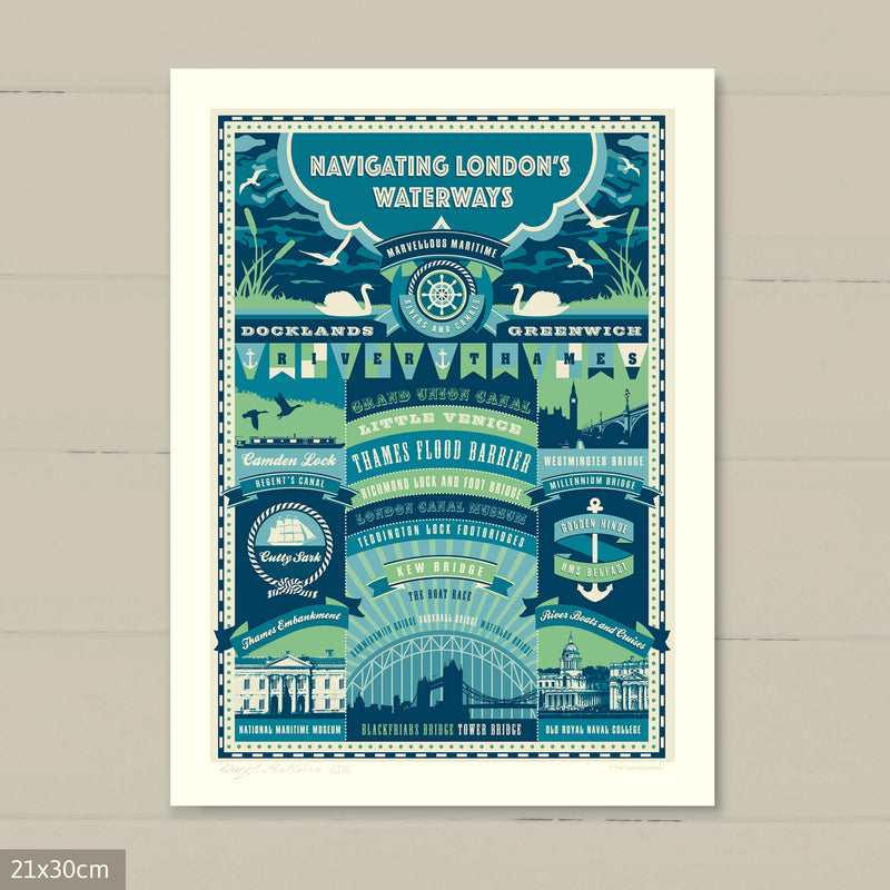 London Maritime And Waterways Art Print - A London Gift
