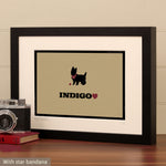 Personalised West Highland Terrier Print For One Or Two Dogs
