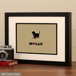 Personalised Basset Hound Print For One Or Two Dogs