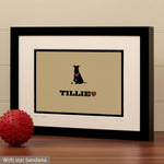 Personalised Wire Fox Terrier Print For One Or Two Dogs