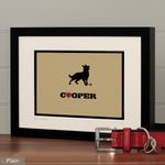 Personalised German Shepherd Print For One Or Two Dogs