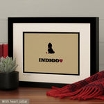 Personalised Ihasa Apso Print For One Or Two Dogs