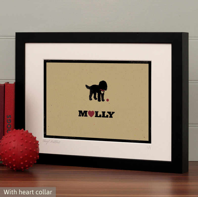 Personalised Cockapoo Print For One Or Two Dogs