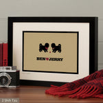 Personalised Shih Tzu Print For One Or Two Dogs