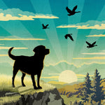 Scenic Dog Lovers Gift - Labrador Limited Edition Print