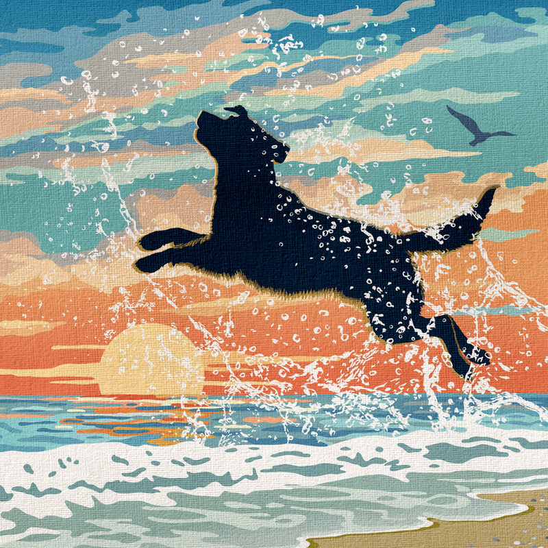 Labrador Limited Edition Seaside Print - A Dog Lover’s Gift.