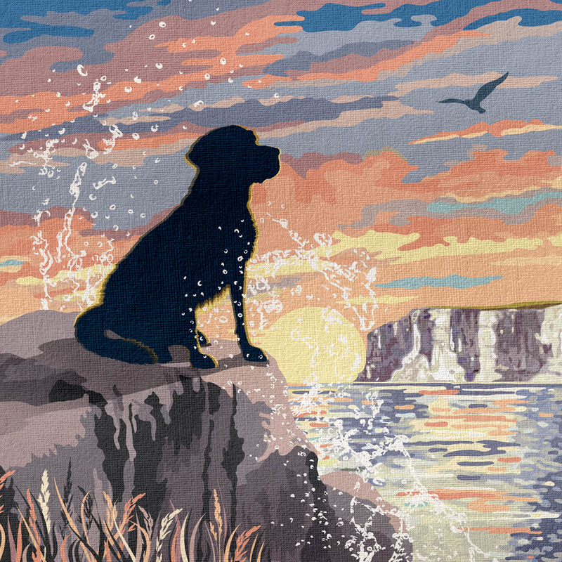 Labrador Limited Edition Coastal Print - A Dog Lover’s Gift.