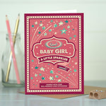 Funny Baby Girl Card - Little Sparkler