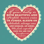 New Grandparents Card - Perfect Grandchild