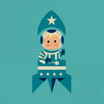 New Baby Boy Card - Baby Rocket