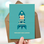 New Baby Boy Card - Baby Rocket