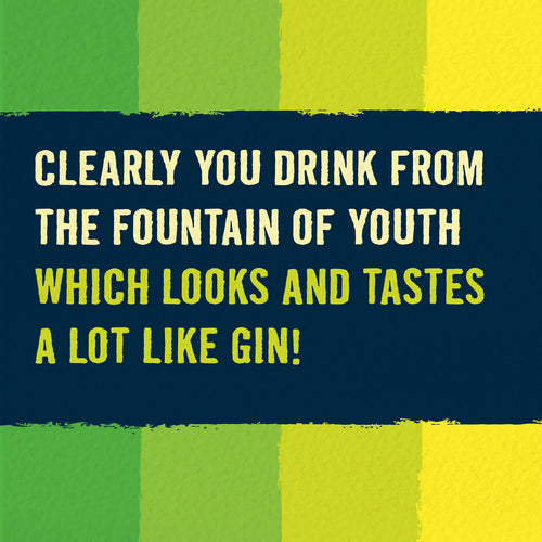 Gin Lover’s Birthday Card