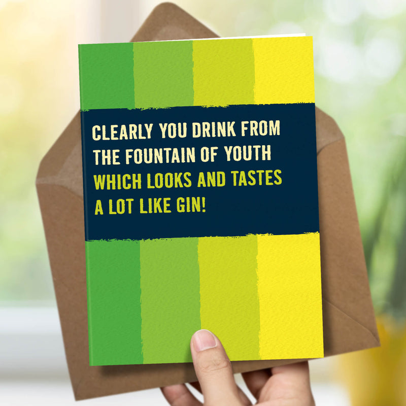 Gin Lover’s Birthday Card