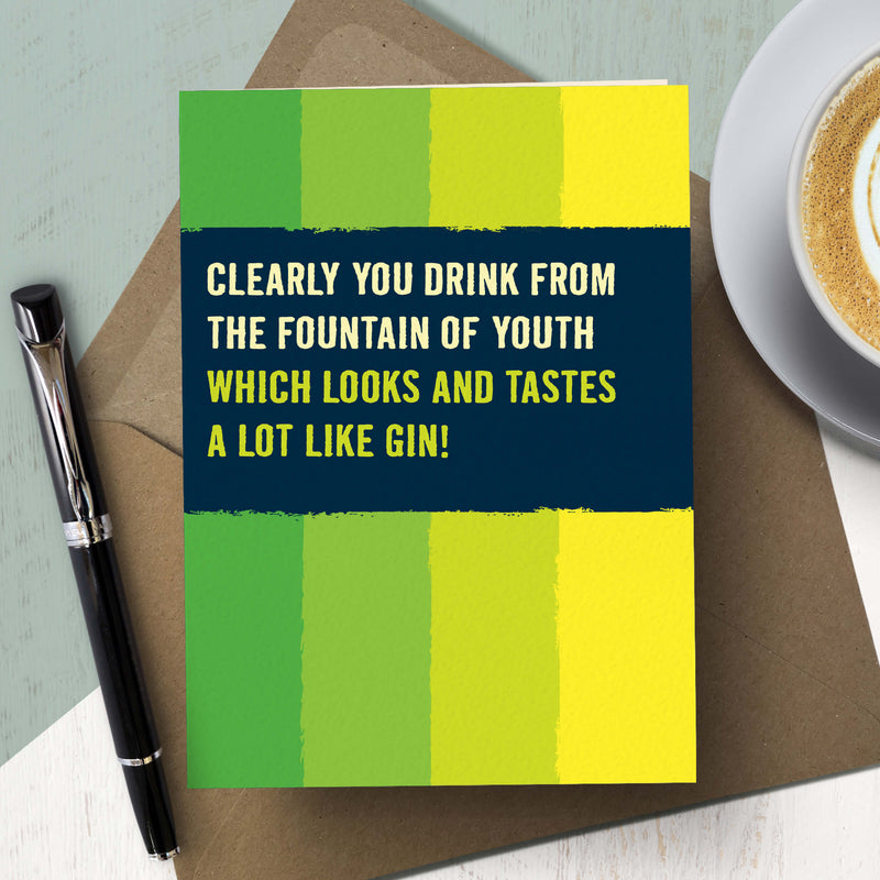 Gin Lover’s Birthday Card