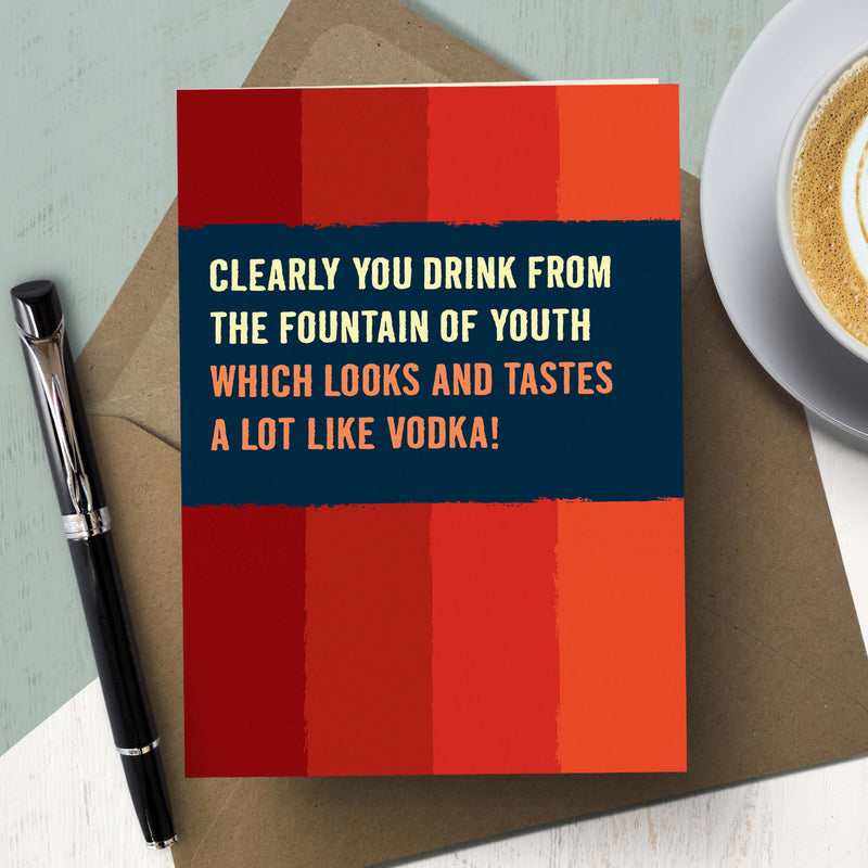 Vodka Lover’s Birthday Card