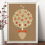 Personalised Family Tree Print – A Gift for Families