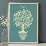 Personalised Family Tree Print – A Gift for Families