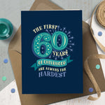 60th Birthday Card - 60 Childhood Years