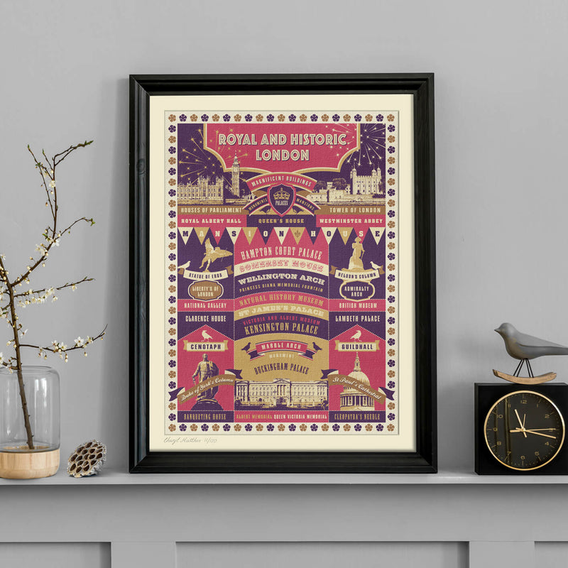 Royal And Historic London Art Print - A London Gift