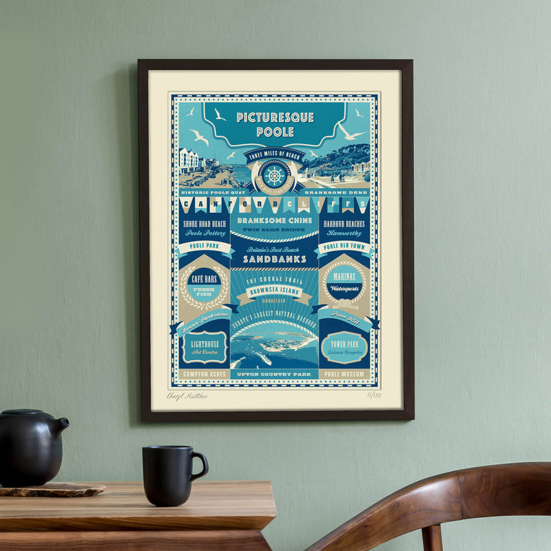 Poole Art Print - A Dorset Gift