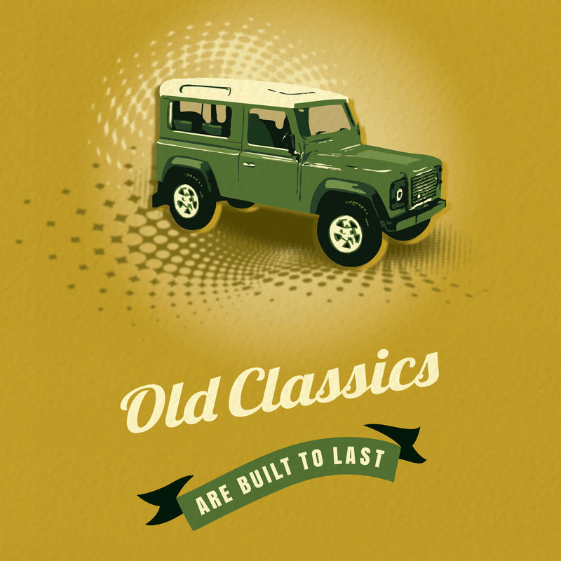 Land Rover birthday card