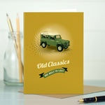 Land Rover birthday card