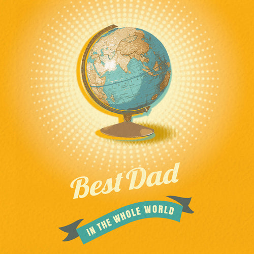 World Globe Card For Dad