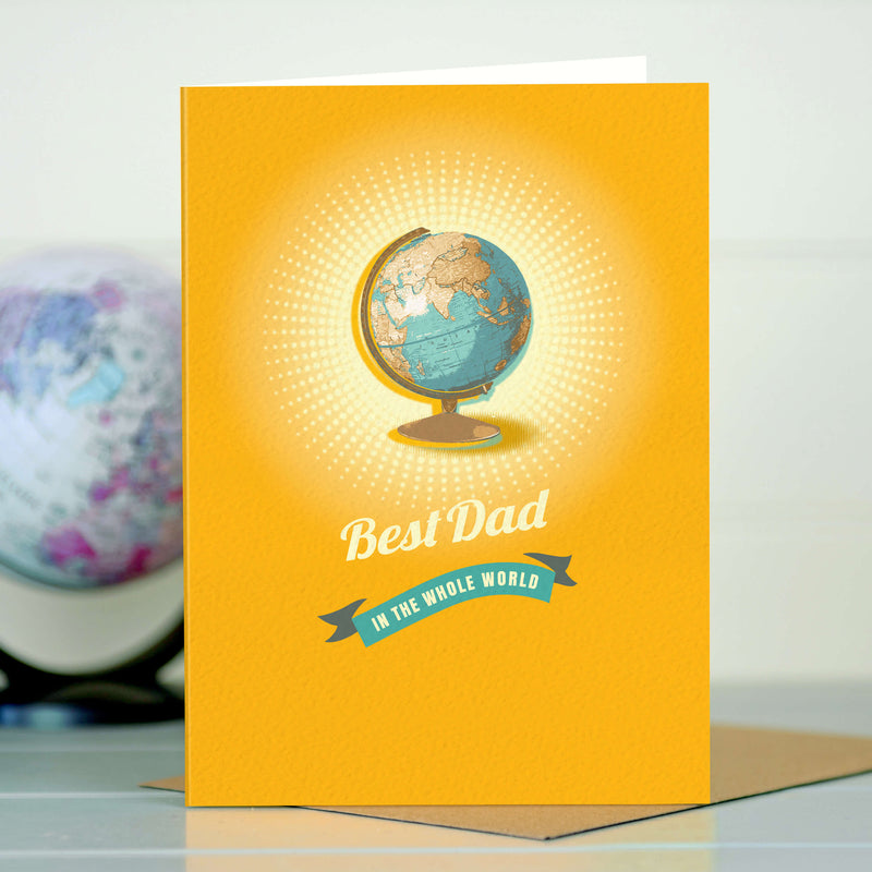 World Globe Card For Dad