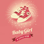 New Baby Girl Card - All Star Baby