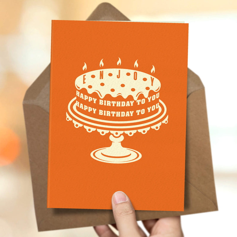 Happy Birthday Card - Birthday Cake