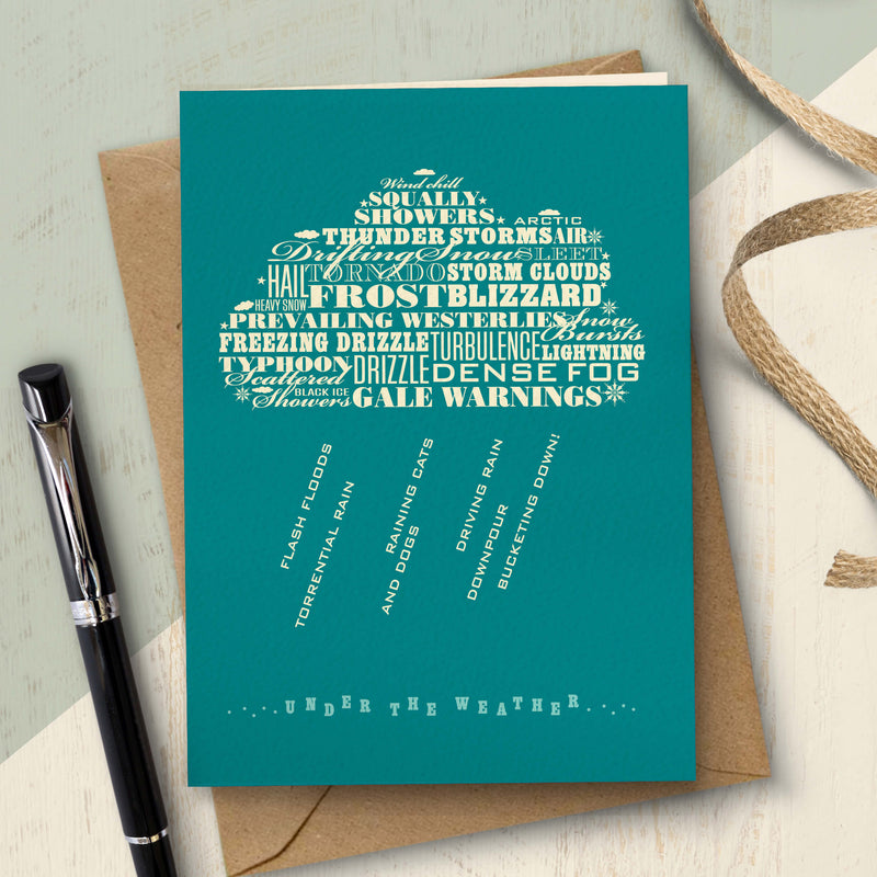 Get Well Card - Under The Weather