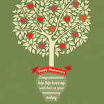 Anniversary Card - Tree Of Love