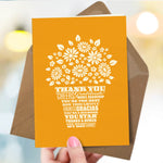 Flower Pot Thank You Card
