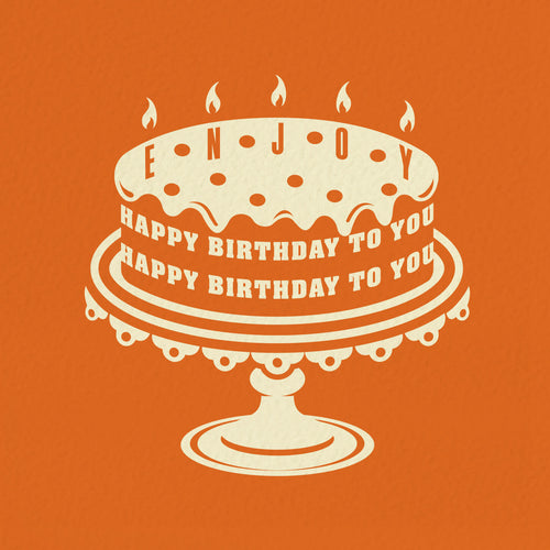 Happy Birthday Card - Birthday Cake