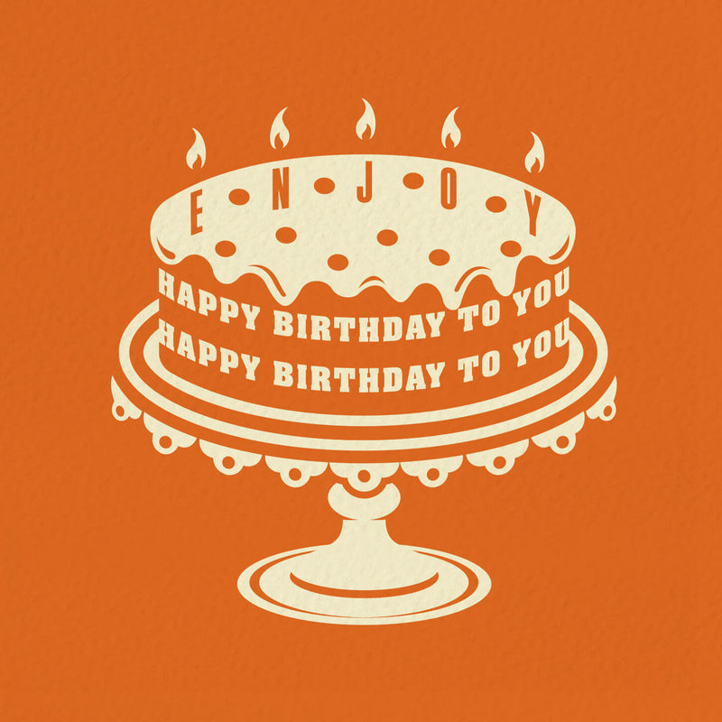 Happy Birthday Card - Birthday Cake