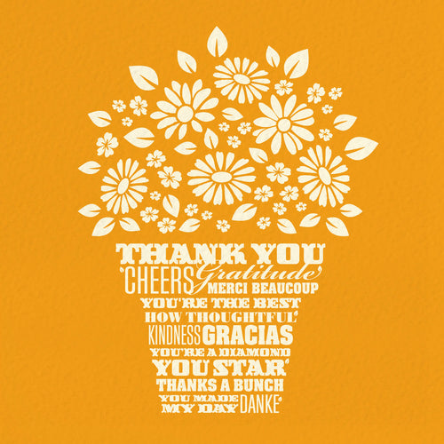Flower Pot Thank You Card