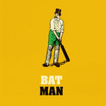 Funny Cricket Card - Bat Man