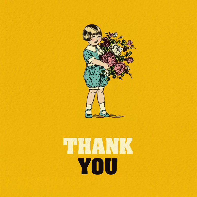Floral Thank You Card