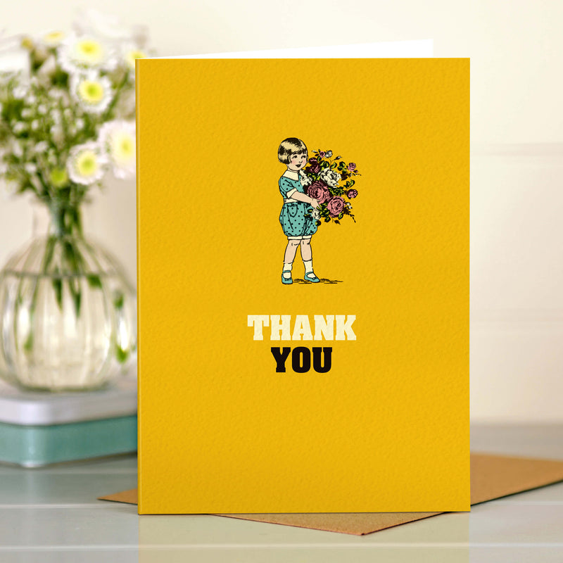 Floral Thank You Card