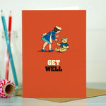 Teddy Bear Get Well Card