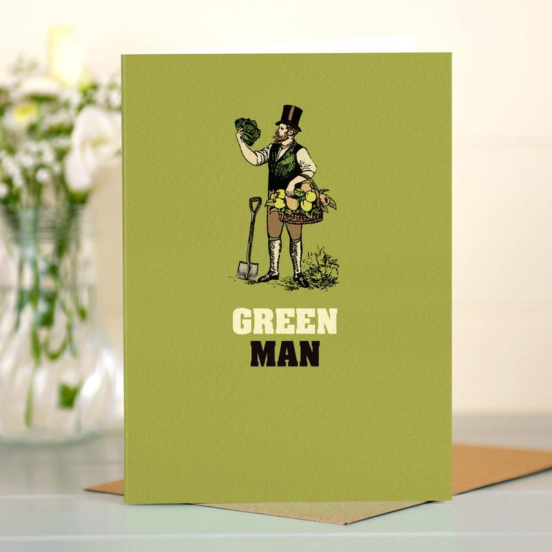 Gardening Card - Green Man