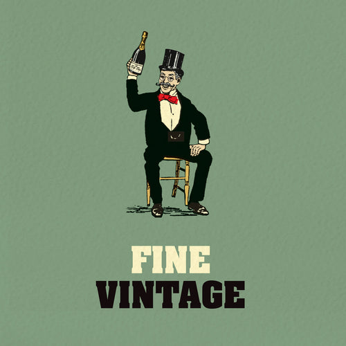 Champagne Birthday Card For Men - Fine Vintage