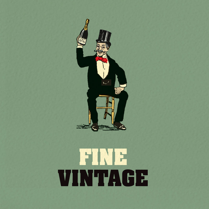 Champagne Birthday Card For Men - Fine Vintage