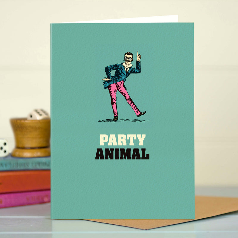 Funny Birthday Card For Men - Party Animal