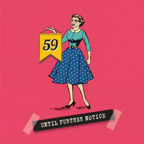 60th Birthday Card For Her - Milestone Denial